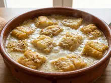 Bacalao con leche
