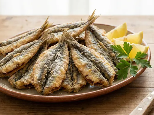 Boquerones a la malagueña