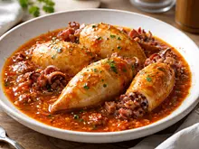 Calamares Rellenos en Olla Express