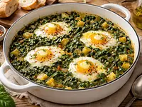 Bouillabaisse de espinacas