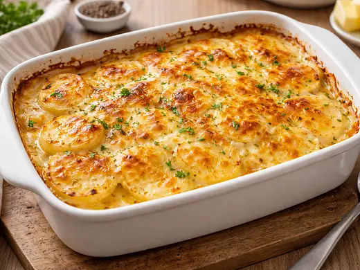 Papas gratinadas al horno