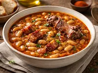 Frijoles a la vasca tradicionales