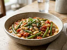 Alubias blancas a la provenzal