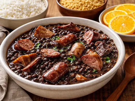 Feijoada brasileña tradicional