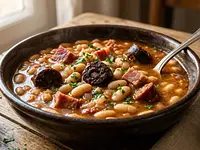 Potaje de frijoles a la catalana