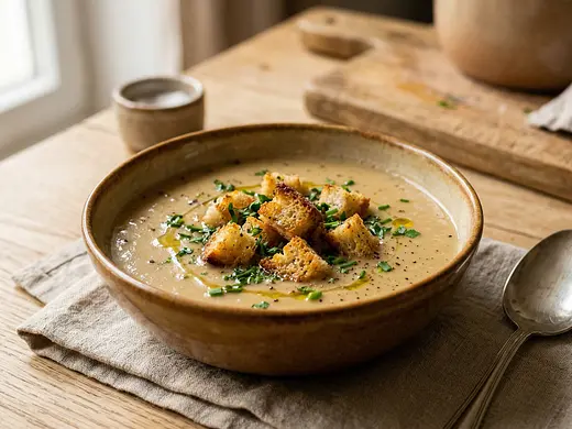 Potaje de chalotas y patatas