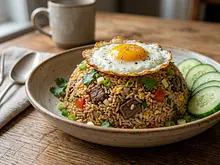 Arroz frito tailandés