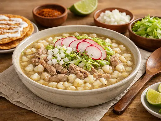 Pozole de cerdo blanco