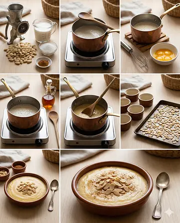 Almendrada tradicional - guia visual del proceso