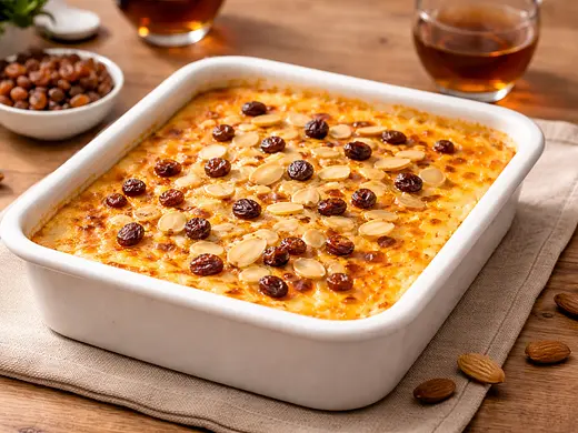 Leche envinada al horno