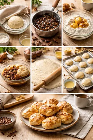 Pan de Jalisco con anís - guia visual del proceso