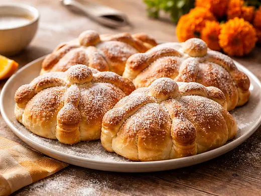 Pan de muerto tradicional