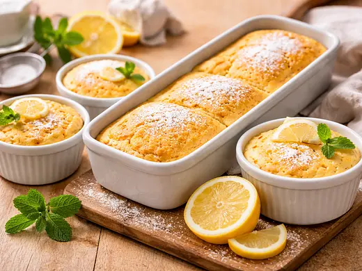 Postre rey de limón