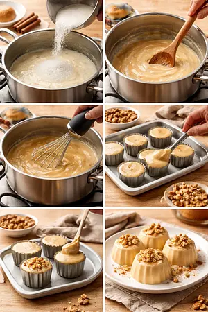 Mostachones de leche - guia visual del proceso