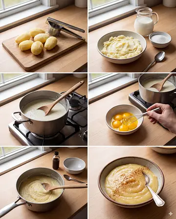 Dulce de papa - guia visual del proceso