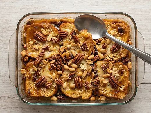 Capirotada tradicional mexicana