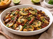 Champiñones al Ajillo Mexicano