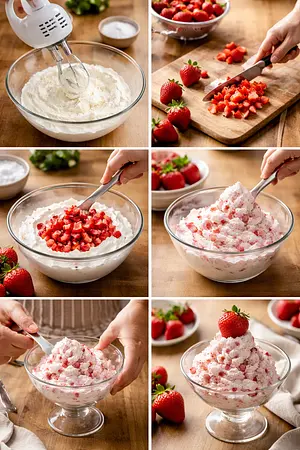 Piloncillo de fresas - guia visual del proceso