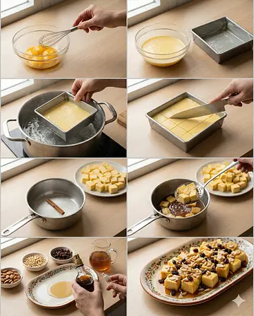 Huevos reales tradicionales - guia visual del proceso