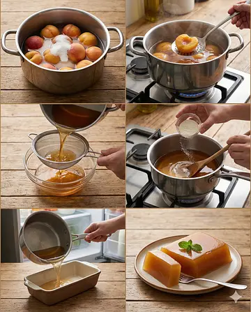 Duraznate: Dulce de durazno de Aguascalientes - guia visual del proceso