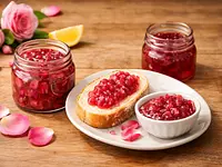 Compota de pétalos de rosa