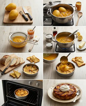 Mango tropical al ron - guia visual del proceso