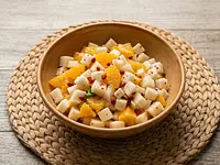 Pico de gallo de jícama y naranja
