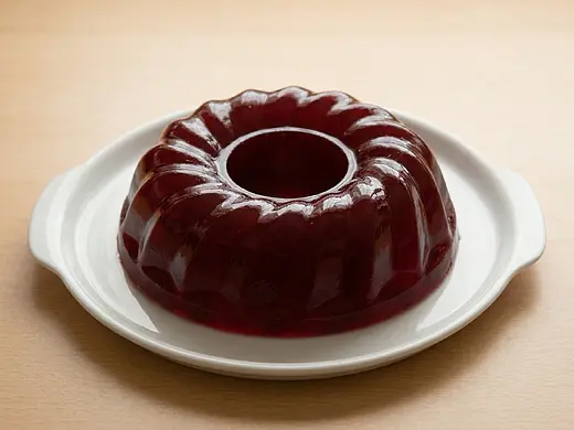 Aspic de vino tinto