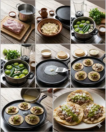 Chalupas poblanas tradicionales - guia visual del proceso