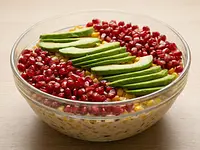 Ensalada tricolor mexicana