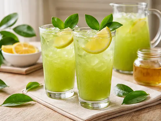 Agua Fresca de Hojas de Limonero Refrescante