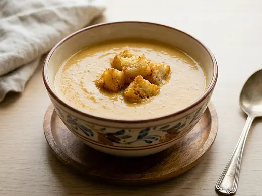 Crema de flor de calabaza tradicional