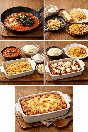 Sopa seca de tortilla - guia visual del proceso