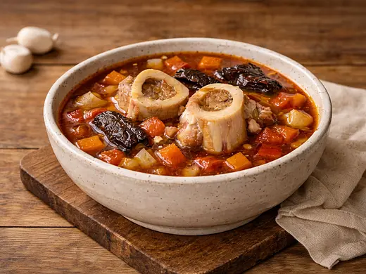 Sopa de tuétano