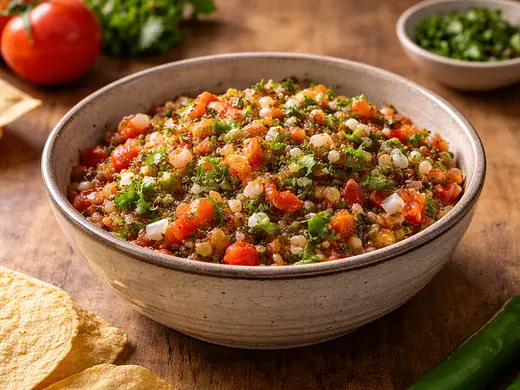 Salsa rústica de jitomate asada