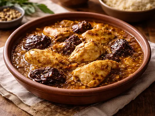 Pollo en pepián tradicional