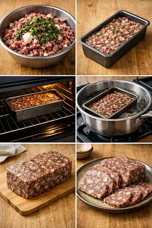 Queso de puerco artesanal - guia visual del proceso