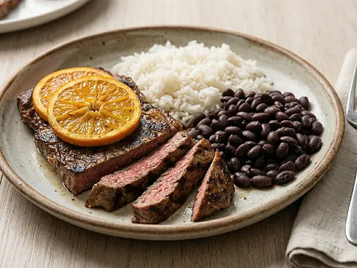 Carne asada marinada