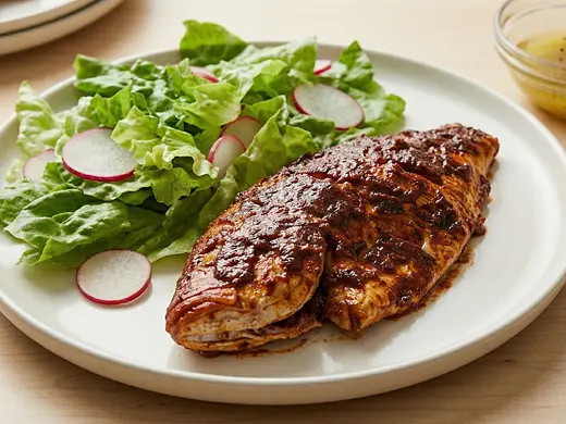 Huachinango en adobo al horno