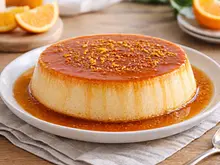 Flan de Naranja Casero y Cremoso