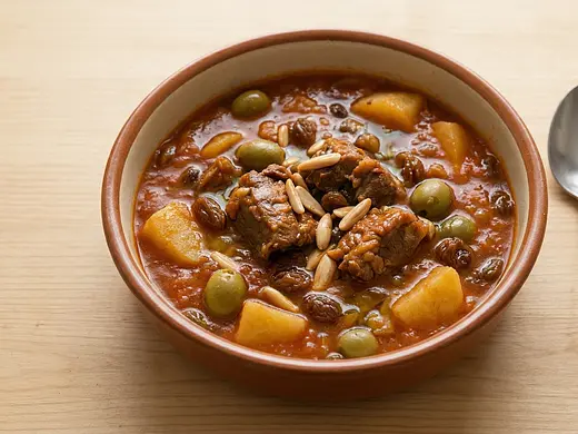 Tortuga estofada tradicional