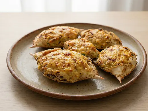 Jaibas rellenas tradicionales