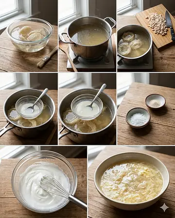 Sopa de nido de golondrina - guia visual del proceso