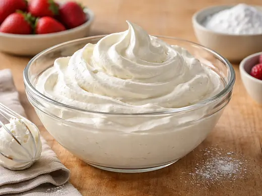 Crema Chantilly Casera Fácil