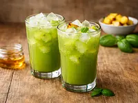 Elixir de Apio con Piña Tatemada y Albahaca