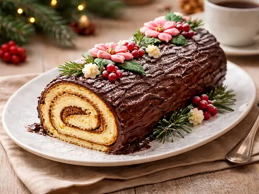 Tronco de Navidad Tradicional