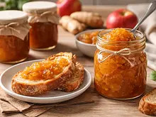 Mermelada Casera de Manzana y Jengibre