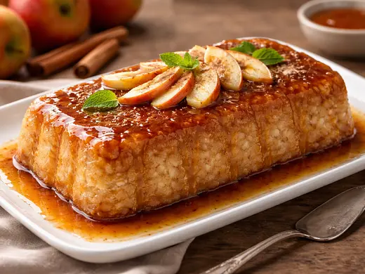 Pudding de Manzanas Clásico